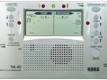 Combiné métronome et accordeur chromatique KORG TM 40