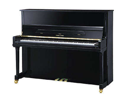 Piano droit blanc brillant Young Chang 118