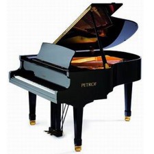 Piano queue noir brillant Petrof P-IV breeze